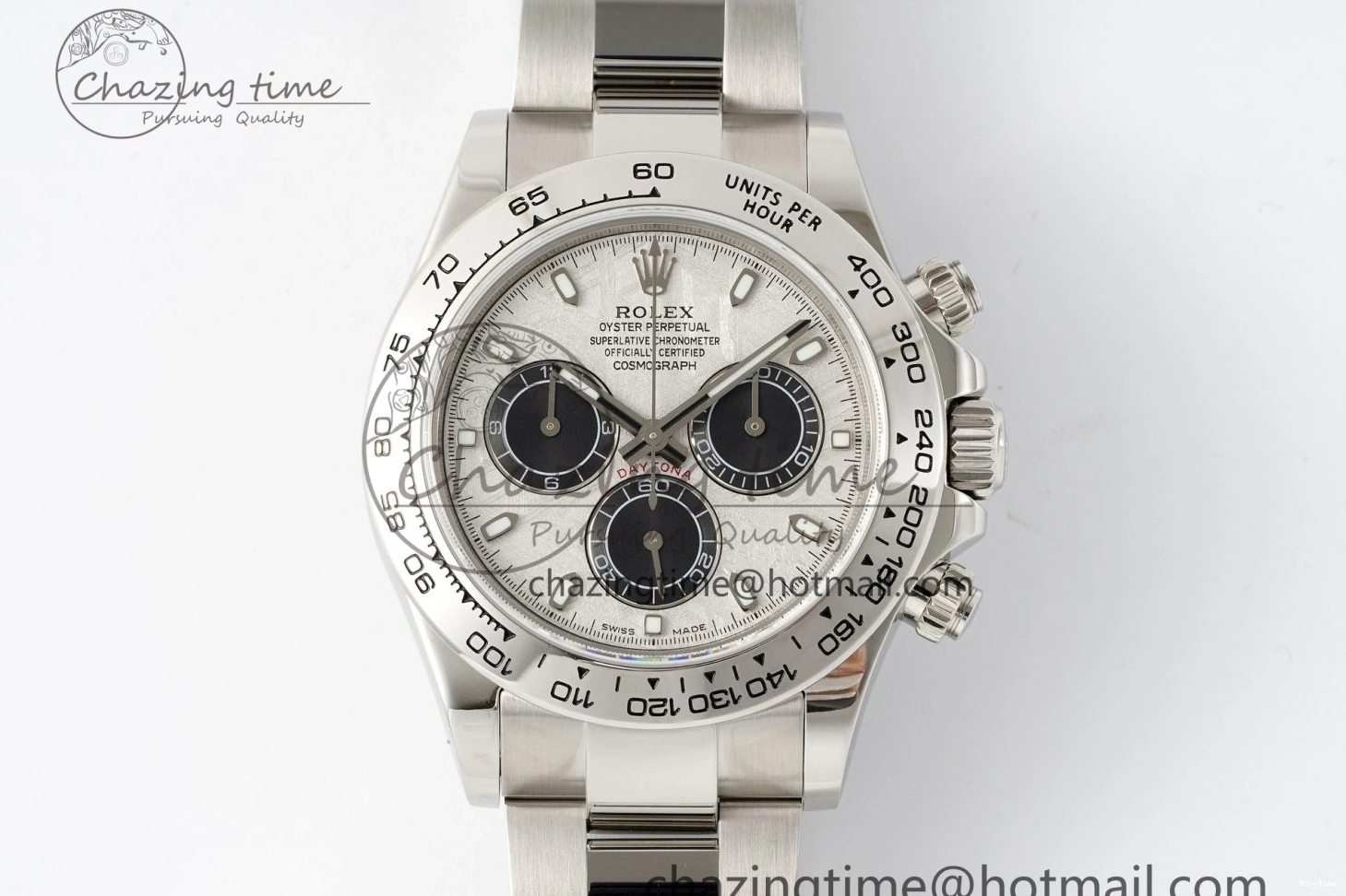 MiroTime 0212 Daytona 116509 Noob 1:1 Best Edition Meteorite Dial on SS Bracelet SA AllSeason 2014